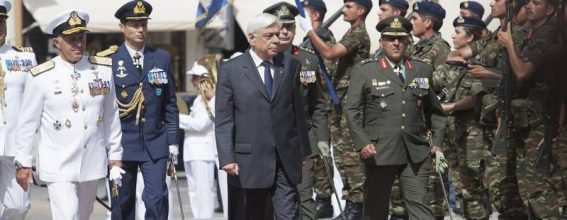 The arrival of His Excellency the Greek President