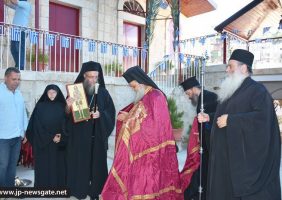The Archbishop of Lydda during Vespers