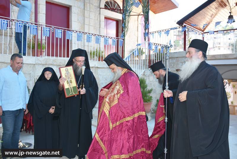 The Archbishop of Lydda during Vespers