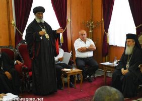 Посещение представителей Эфиопской и Коптской Церквей