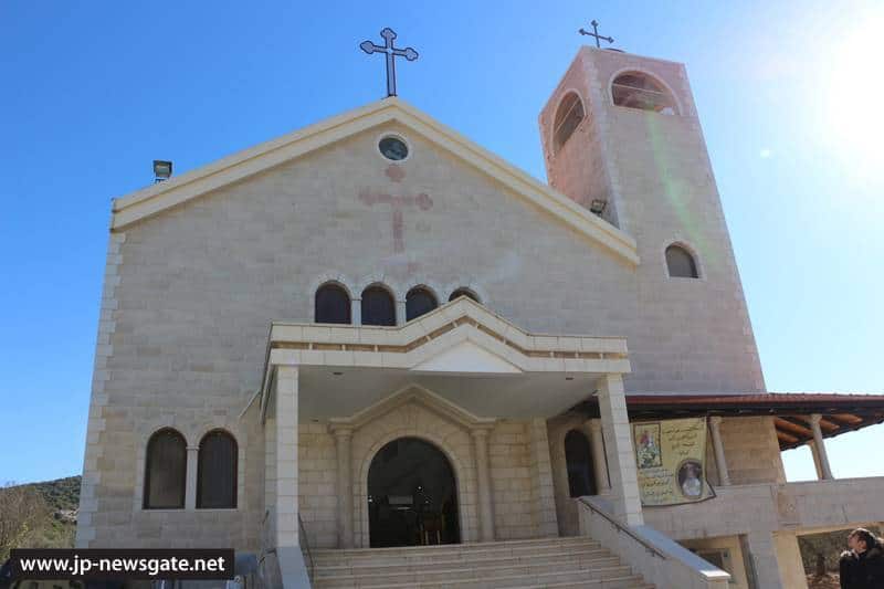 The newly-consecrated St George Church in Peki'in