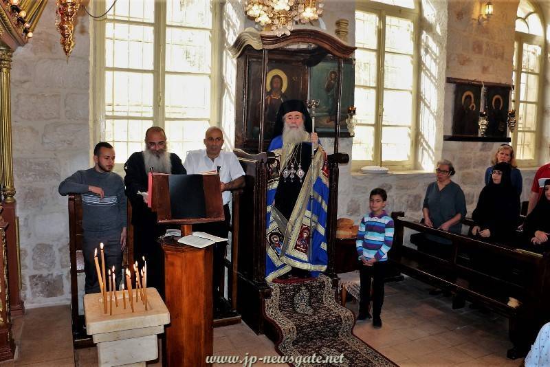 2ألاحتفال بعيد القديس ذيميتريوس الفائض الطيب في بلدة رافيدا قضاء نابلس