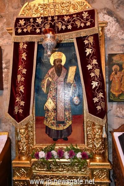01عيد القديس باسيليوس الكبير في دير القديس باسيليوس في البطريركية