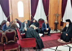 Visit of the Minister of Public Order and Citizen Protection Mr. Toskas at the Patriarchate