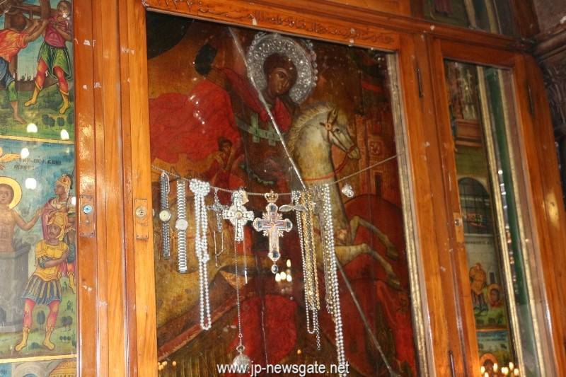 Божественная Литургия в святом монастыре Святого Георгия Бейт-Джалы