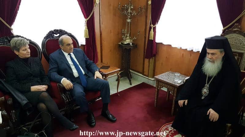 The President of the Cypriot Parliament Mr. Syllouris visits the Patriarchate