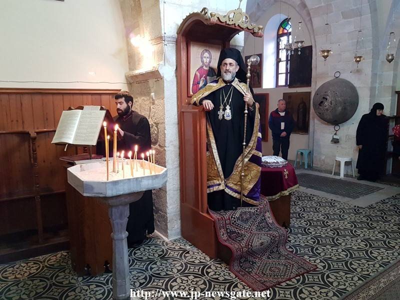 The Most Reverend Metropolitan of Helenoupolis at the H. Monastery of St. Nicodemus
