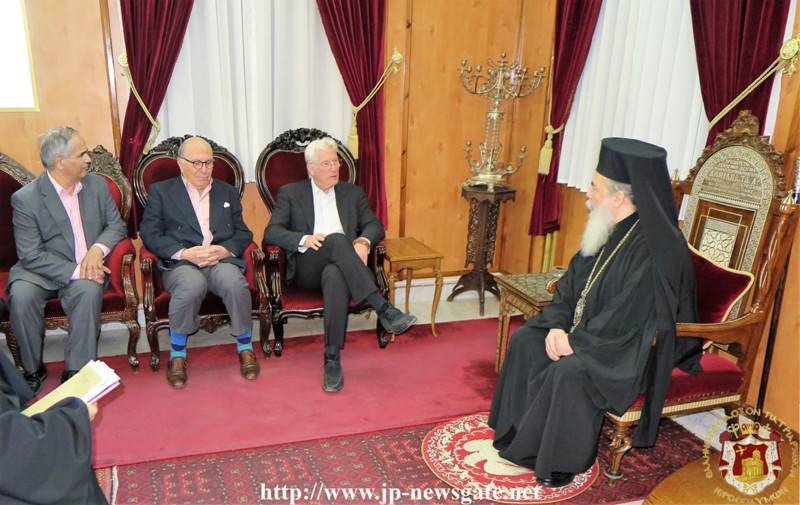 Mr. Gere's visit at the Patriarchate