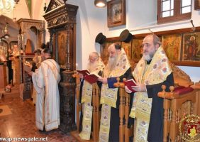 The Sacrament of the Holy Unction at the Monastic Church of Sts Constantine & Helen