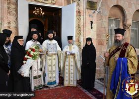His Beatitude's welcome at St. George of the Romanian Church