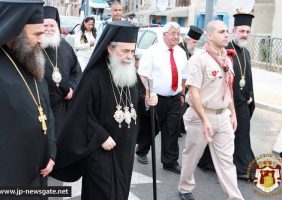 His Beatitude's welcome in Acre
