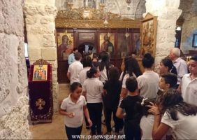 The Israeli Military Administration of Bethlehem Kfar Etzion visits the Patriarchate