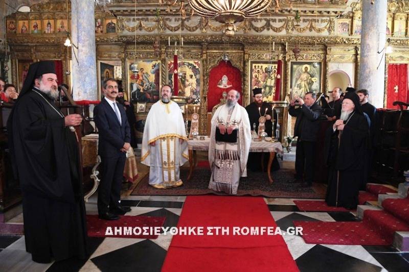 Visit of the Minister of Internal Affairs Mr. Skourletis at the Patriarchate