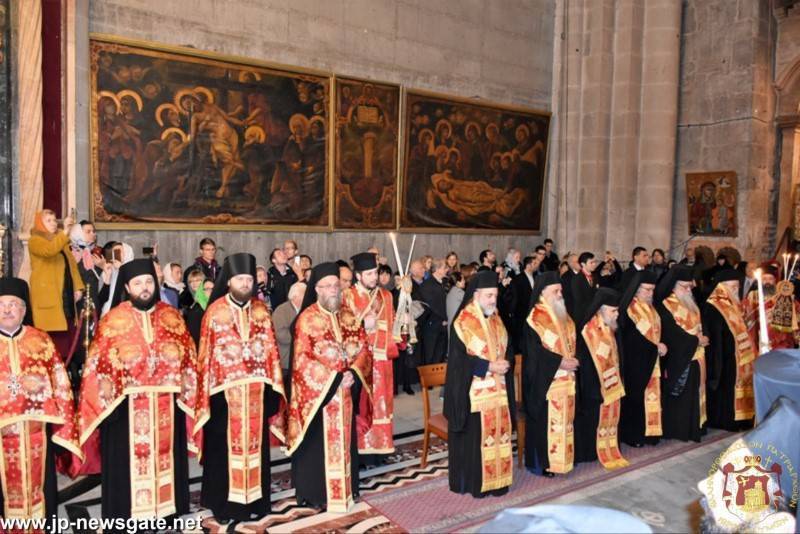 Doxologie cu ocazia aniversării a 12 ani de la întronarea Preafericitului Teofil, Patriarhul Ierusalimului