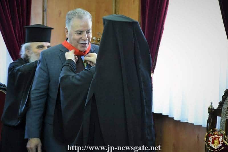 Mr. Spanos' awarding at the Patriarchate Hall