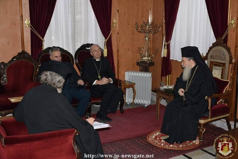 Meeting of the elected Bishop of the Lutherans Fr. Sany Ibrahim Azhar and His Beatitude