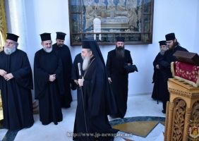 The tonsure of the monks Cheruvim and Athanasios