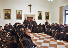 Visit of the Hagiotaphite Brotherhood to the Franciscan Brotherhood