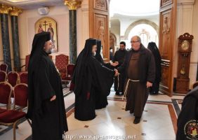 Vizita Frăției Franciscane la Patriarhie