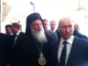 Ὁ κ. Πούτιν μετά τοῦ Ἀρχιεπισκόπου Ἰορδάνου κ. Θεοφυλάκτου.