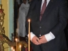Ὁ Πρόεδρος τῆς Οὐκρανίας Πέτρο Ποροσένκο προσευχόμενος εἰς τόν Φρικτόν Γολγοθᾶν.