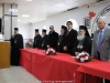 Prea Fericitul Patriarh și însoțitorii săi în timpul recepției