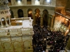 În timpul ceremoniei ocazionate de încheirea lucrărilor de restaurare a Sfintei Edicule a Sfântului Mormânt