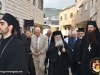 Întâmpinarea Preafericirii Sale pe drumul care duce la Mănăstirea Greacă Ortodoxă din Cana