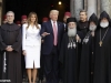 Domnul Donald Trump, Preafericitul Patriarh Teofil, custodele Țării Sfinte și reprezentanții Patriarhiei Armene