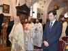 Consulul General al Greciei și soborul patriarhal în timpul Sfintei Liturghii