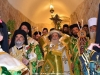 Coborârea procesiunii la paraclisul aflării Sfintei Cruci