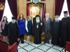 Fotografie comemorativă în Sala de primire a Patriarhiei