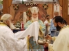 ÎPS Mitropolit Chiriac al Nazaretului în timpul Sfintei Liturghii