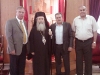 البطريرك, رئيس مجلس دير حنا ,الدكتور خليل اندراوس والسيد موهل خليلي