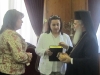 زوجة رئيس الوزراء الأردني في بطريركية الروم الأرثوذكسية