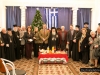 تقسيم كعكة راس السنة - الباسيلوبيتا في مقر الجالية اليونانية في اورشليم