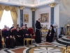 رؤساء كنائس الارض المقدسة تزور البطريركية الارثوذكسية لتقديم التهاني بمناسبة عيد الميلاد المجيد