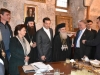 76رئيس وزراء اليونان يراقب أعمال مشروع إصلاح القبر المقدس
