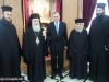 03ألسفير اليوناني الجديد في إسرائيل يزور البطريركية ألاورشليمية