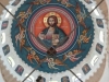 13قبة الكنيسة من الداخل واللوحة التي استغرقت من الأب يوستينوس ٦ أشهر لرسمها