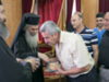 زيارة مجموعة من طائفة الروم الأرثوذكس في مدينة سخنين بالشمال لبطريركية الروم الأرثوذكسية في القدس